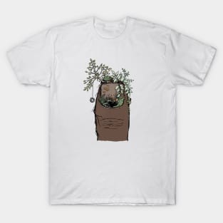 Green Thumb Surreal Garden Art for Plant and Nature Lovers T-Shirt